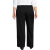 imageLands End Womens High Rise Crisp Poplin Chino Wide Leg PantsBlack