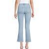 imageLands End Womens High Rise Denim Button Front Kick Flare Crop JeansArctic Indigo