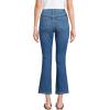 imageLands End Womens High Rise Denim Button Front Kick Flare Crop JeansIndigo Tide Blue