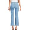 imageLands End Womens High Rise Denim Button Front Kick Flare Crop JeansMellow Indigo