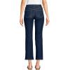 imageLands End Womens High Rise Denim Button Front Kick Flare Crop JeansRiver Rinse