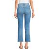 imageLands End Womens High Rise Denim Button Front Kick Flare Crop JeansSea Breeze Blue Wash