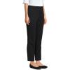 imageLands End Womens Mid Rise Classic Straight Leg Chino Ankle PantsBlack