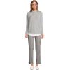 imageLands End Womens Mid Rise Classic Straight Leg Chino Ankle PantsCameo Gray