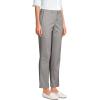 imageLands End Womens Mid Rise Classic Straight Leg Chino Ankle PantsCameo Gray