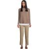 imageLands End Womens Mid Rise Classic Straight Leg Chino Ankle PantsDesert Tan