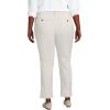 imageLands End Womens Mid Rise Classic Straight Leg Chino Ankle PantsLight Stone