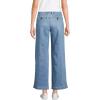 imageLands End Womens Mid Rise Denim Wide Leg Ankle JeansBeau Blue