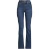 imageLands End Womens Recover High Rise Bootcut Blue JeansPort Indigo