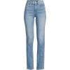 imageLands End Womens Recover High Rise Straight Leg Blue JeansBeau Blue