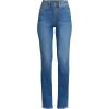 imageLands End Womens Recover High Rise Straight Leg Blue JeansIndigo Tide Blue