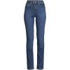 imageLands End Womens Recover High Rise Straight Leg Blue JeansPort Indigo