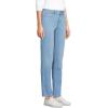 imageLands End Womens Recover Mid Rise Boyfriend Blue JeansMellow Indigo