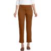 imageLands End Womens Flex Mid Rise Pull On Crop PantsRusset Brown