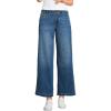 imageLands End Womens Mid Rise Denim Wide Leg Ankle JeansIndigo Tide Blue