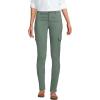 imageLands End Womens Mid Rise Slim Cargo Chino PantsLily Pad Green