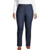 imageLands End Womens Recover High Rise Straight Leg Blue JeansRiver Rinse