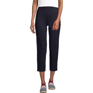 imageLands End Womens Active Crop Yoga PantsBlack