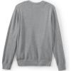 imageLands End Mens Cotton Modal VNeck SweaterPewter Heather