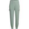 imageLands End Womens Active Packable Lightweight Woven Jogger PantsLily Pad Green