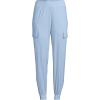 imageLands End Womens Active Packable Lightweight Woven Jogger PantsSoft Blue Haze