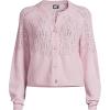 imageLands End Womens Blend Long Sleeve Cardigan SweaterElectric Lilac