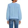 imageLands End Womens Drifter Balloon Sleeve SweaterLight Regatta Blue Heather