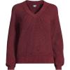 imageLands End Womens Drifter Balloon Sleeve SweaterRich Burgundy