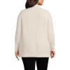 imageLands End Womens Drifter Shaker Easy Fit Mock Neck SweaterFresh Ivory