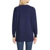 imageLands End Womens Fine Gauge Cotton Pullover Tunic SweaterDeep Sea Navy