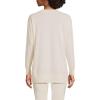 imageLands End Womens Fine Gauge Cotton Pullover Tunic SweaterFresh Ivory