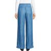 imageLands End Womens High Rise Elastic Back Pleated Wide Leg Pants Made with Tencel FibersSoft Indigo