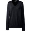 imageLands End Womens Performance VNeck SweaterBlack