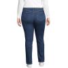 imageLands End Womens Recover Mid Rise Straight Leg Blue JeansPort Indigo