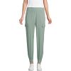 imageLands End Womens Active Packable Lightweight Woven Jogger PantsLily Pad Green