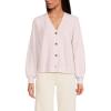 imageLands End Womens Cashmere CardiganIvory Confetti Donegal