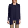 imageLands End Womens Cotton Modal Shawl Collar Cardigan SweaterTrue Navy