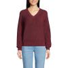 imageLands End Womens Drifter Balloon Sleeve SweaterRich Burgundy