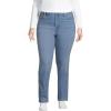 imageLands End Womens Recover Mid Rise Straight Leg Blue JeansMellow Indigo