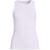 imageLands End Womens 2x2 Rib Crew Neck Tank TopPale Lilac Frost