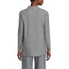 imageLands End Womens Cable Ottoman Relaxed Long Sleeve Funnel Neck TunicCharcoal Gray Heather