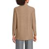 imageLands End Womens Cable Ottoman Relaxed Long Sleeve Funnel Neck TunicCoriander Heather