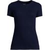 imageLands End Womens Cotton Rib TShirtDeep Sea Navy