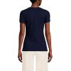 imageLands End Womens Cotton Rib TShirtDeep Sea Navy