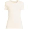 imageLands End Womens Cotton Rib TShirtFresh Ivory