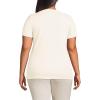 imageLands End Womens Cotton Rib TShirtFresh Ivory