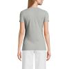 imageLands End Womens Cotton Rib TShirtGray Heather