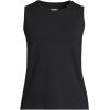 imageLands End Womens Crew Neck Jersey Shell TankBlack