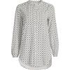 imageLands End Womens Long Sleeve Jersey Aline Tunic Ivory Encircle Geo Regular XSmall