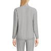 imageLands End Womens Long Sleeve Performance Zip Front PopoverPale Gray Space Dye